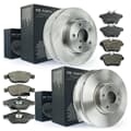 NB PARTS Bremsscheiben + Bremsbeläge vorne + hinten