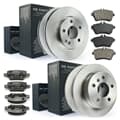 NB PARTS brake discs + brake pads front + rear