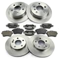 NB PARTS brake discs + brake pads front + rear