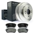 NB PARTS Bremsscheiben + Bremsbeläge hinten