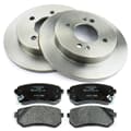 NB PARTS Bremsscheiben + Bremsbeläge hinten