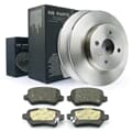 NB PARTS Rear brake discs + brake pads