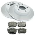 NB PARTS Rear brake discs + brake pads