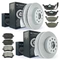 NB PARTS brake discs + brake pads front + rear NB PARTS brake discs + brake pads front + rear