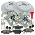 NB PARTS Bremsscheiben + Bremsbeläge + Bremssättel hinten