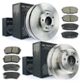 NB PARTS Bremsscheiben + Bremsbeläge vorne + hinten