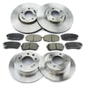 NB PARTS Bremsscheiben + Bremsbeläge vorne + hinten