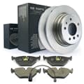 NB PARTS Bremsscheiben + Bremsbeläge + Warnkontakt hinten