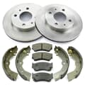 NB PARTS BROMSSKIVOR Bromsskivor + bromsbelägg + bromsskor fram + bak