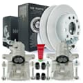 NB PARTS rear brake discs + brake callipers