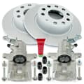 NB PARTS rear brake discs + brake callipers