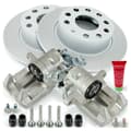 NB PARTS rear brake discs + brake callipers