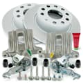 NB PARTS rear brake discs + brake callipers
