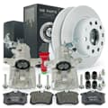 NB PARTS brake discs + brake pads + rear brake callipers