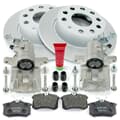 NB PARTS brake discs + brake pads + rear brake callipers