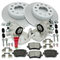 NB PARTS Bremsscheiben + Bremsbeläge + Bremssättel hinten