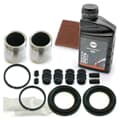 AUTOFREN SEINSA 2x kit di riparazione pinze freno + liquido freni + vello di levigatura posteriore AUTOFREN SEINSA 2x kit di riparazione pinze freno + liquido freni + vello di levigatura posteriore