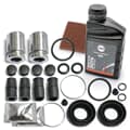 AUTOFREN SEINSA 2x Reparatursatz Bremssattel + Bremsflüssigkeit + Schleifvlies hinten