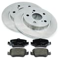 NB PARTS Bremsscheiben + Bremsbeläge hinten