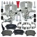NB PARTS Zadní brzdové trmeny + brzdové desticky