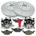 NB PARTS Bremsscheiben + Bremsbeläge + Bremssättel vorne