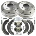 NB PARTS Tamburi freno + ganasce freno + cilindro freno ruota + kit accessori posteriore