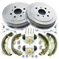 NB PARTS Tambours de frein + mâchoires de frein + cylindres de frein de roue + kit d'accessoires arrière NB PARTS Tambours de frein + mâchoires de frein + cylindres de frein de roue + kit d'accessoires arrière