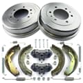NB PARTS Bremstrommeln + Bremsbacken + Radbremszylinder + Zubehörsatz hinten