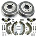 NB PARTS Bremstrommeln + Bremsbacken + Radbremszylinder + Zubehörsatz hinten