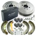 NB PARTS Bremstrommeln + Bremsbacken + Radbremszylinder + Zubehörsatz hinten NB PARTS Bremstrommeln + Bremsbacken + Radbremszylinder + Zubehörsatz hinten