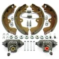 NB PARTS brake shoes + wheel brake cylinders + wheel-side accessory kit