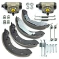 NB PARTS Bremsbacken + Radbremszylinder + Zubehörsatz vorne radseitig