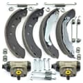 NB PARTS Bremsbacken + Radbremszylinder + Zubehörsatz vorne radseitig