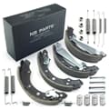 NB PARTS Set sabo?i de frâna + accesorii roata fa?a