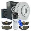 NB PARTS remschijven + remblokken + remmenreiniger + Plastilube voor