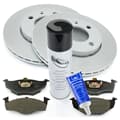 NB PARTS remschijven + remblokken + remmenreiniger + Plastilube voor