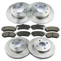 NB PARTS Bremsscheiben + Bremsbeläge vorne + hinten