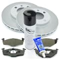 NB PARTS remschijven + remblokken + remmenreiniger + Plastilube voor