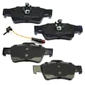 NB PARTS Bremsbeläge + Warnkontakt hinten