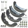 NB PARTS Bremsbacken + Zubehörsatz vorne radseitig