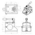 NB PARTS puristimen 60 mm 105/70 mm taitettava vaihto