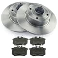 NB PARTS Bremsscheiben + Bremsbeläge hinten