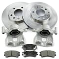 NB PARTS Bremsscheiben + Bremsbeläge + Bremssättel vorne