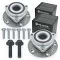 NB PARTS 2x conjunto de rolamentos da roda dianteira