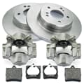 NB PARTS Bremsscheiben + Bremsbeläge + Bremssättel hinten