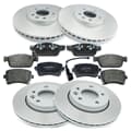 NB PARTS Bremsscheiben + Bremsbeläge vorne + hinten