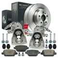 NB PARTS Disques de frein + plaquettes de frein + étriers de frein arrière