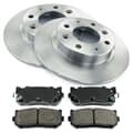 NB PARTS Bremsscheiben + Bremsbeläge hinten