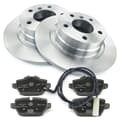 NB PARTS Bremsscheiben + Bremsbeläge + Warnkontakt hinten
