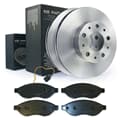 NB PARTS discos de travão dianteiros + pastilhas de travão